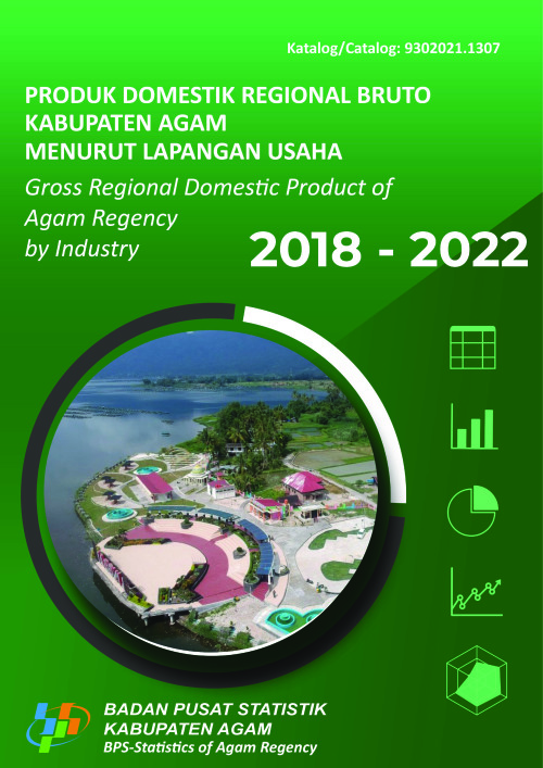 Produk Domestik Regional Bruto Kabupaten Agam Menurut Lapangan Usaha 2018-2022